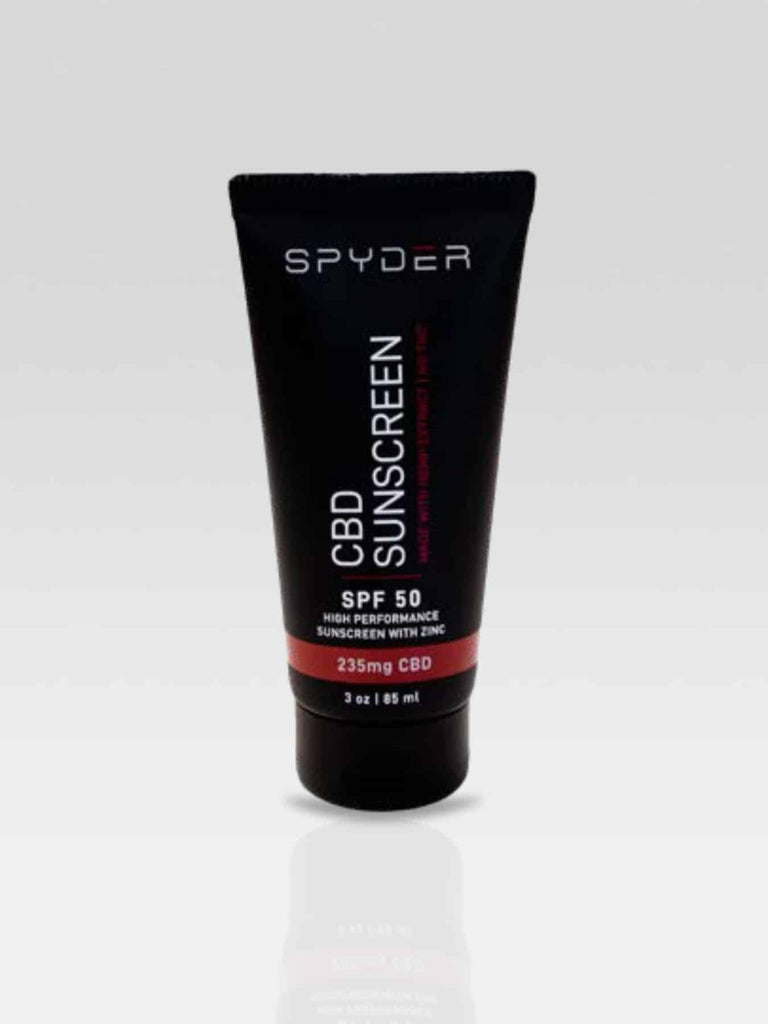 Spyder Broad Spectrum CBD Sunscreen, SPF 50 - 235mg, 3oz