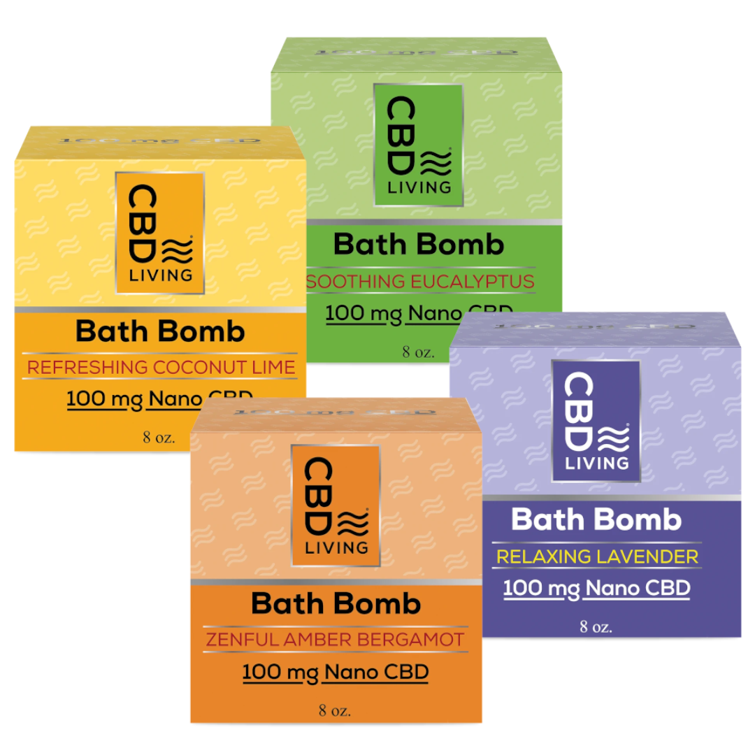 Cbd Living Bath Bombs 100mg Cbd Emporium 8877