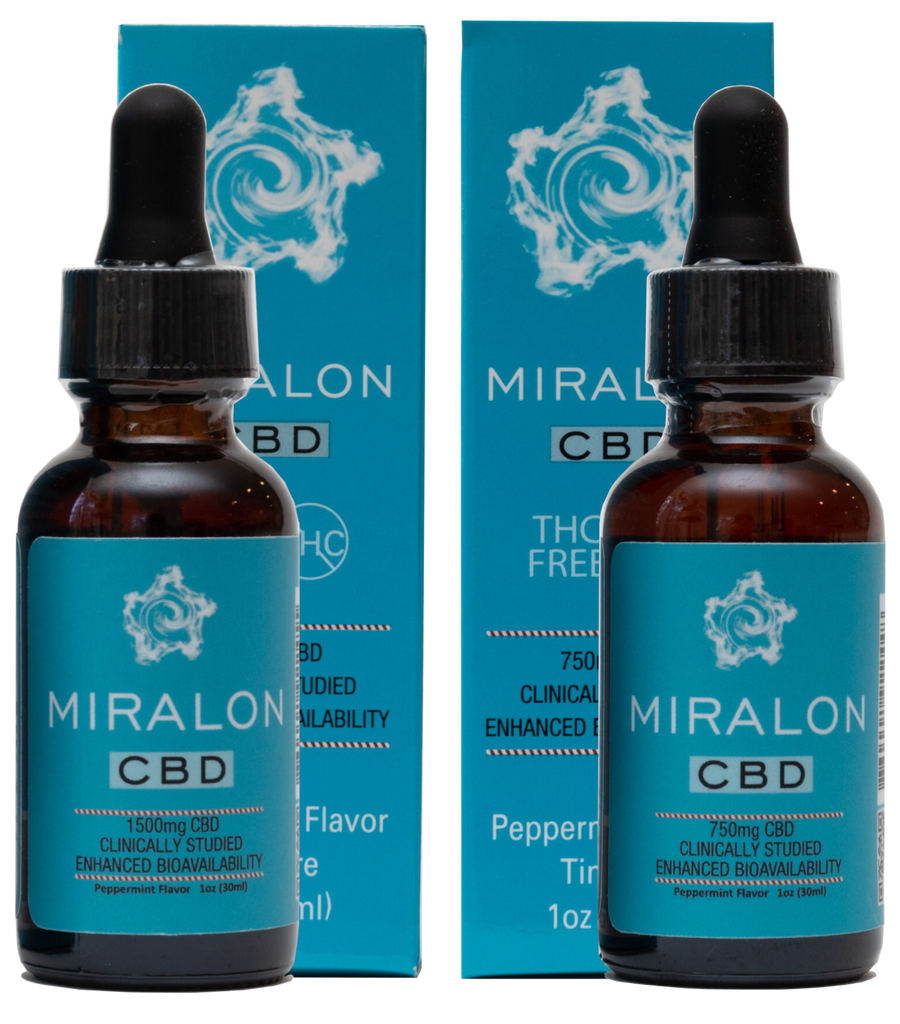 Miralon Broad Spectrum CBD Tincture - Peppermint (a Tincture) made by Miralon sold at CBD Emporium