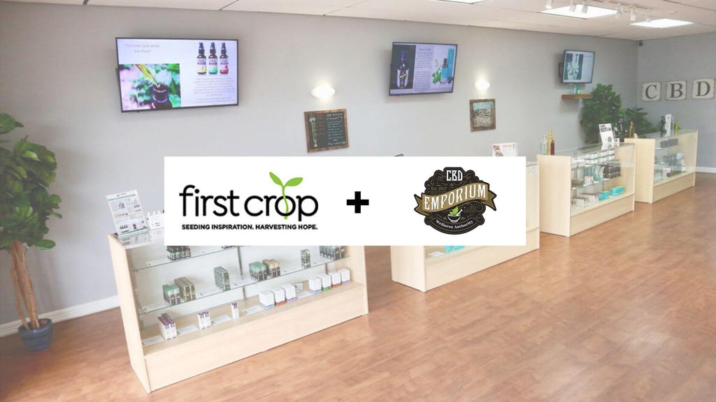 First Crop and CBD Emporium Launch Partnership at All Locations