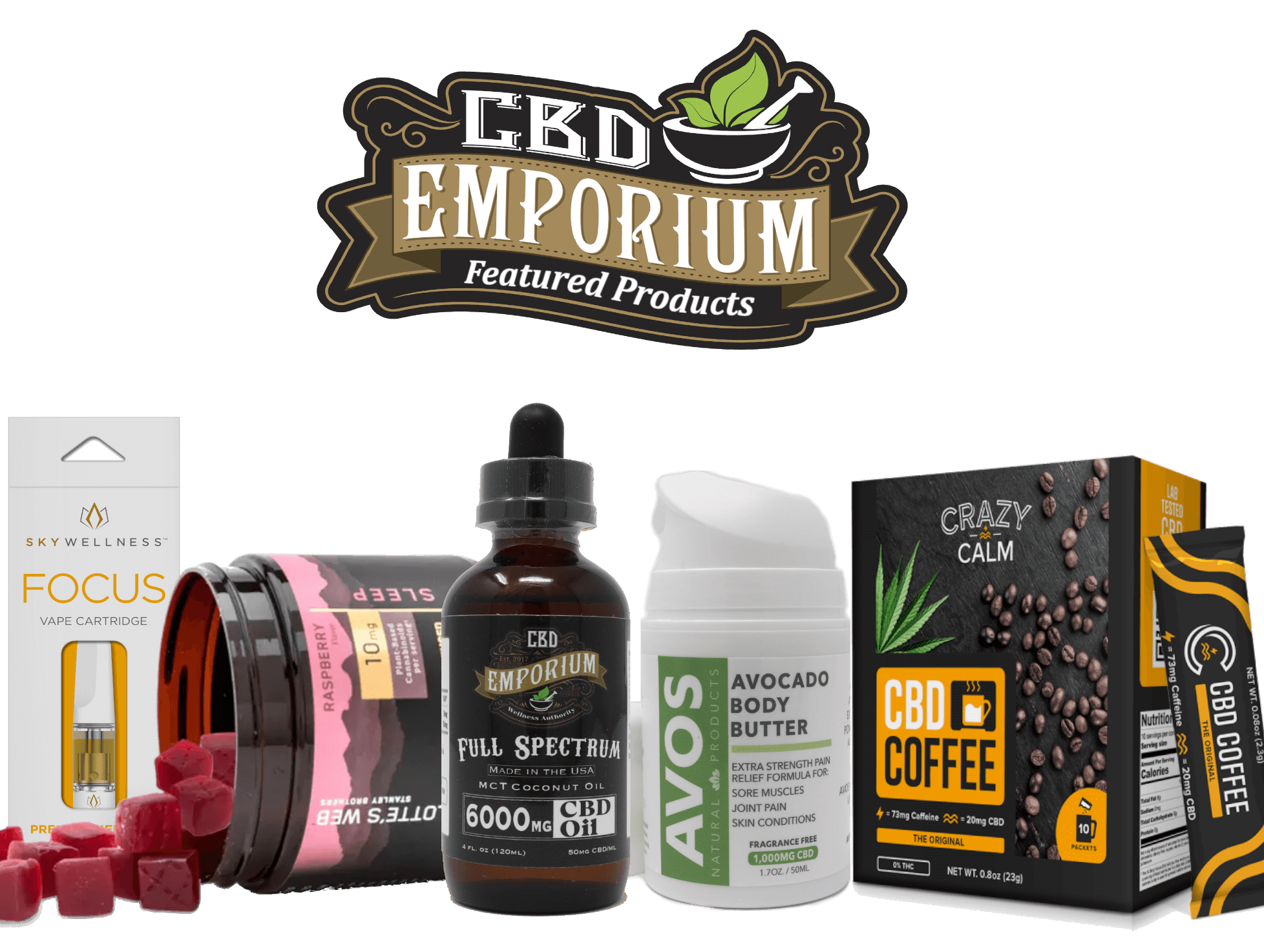 CBD Emporium's Featured CBD Products