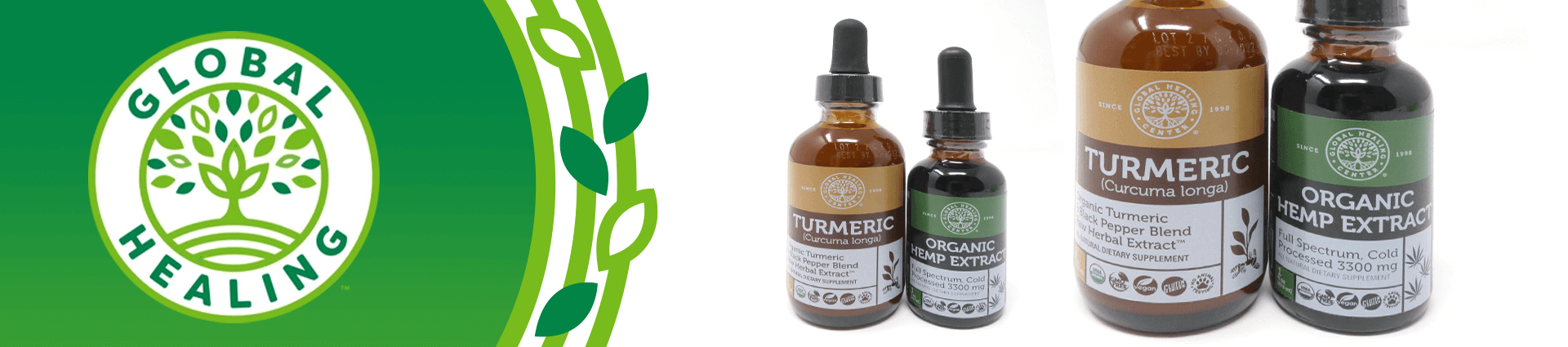 Global Healing CBD Products Banner