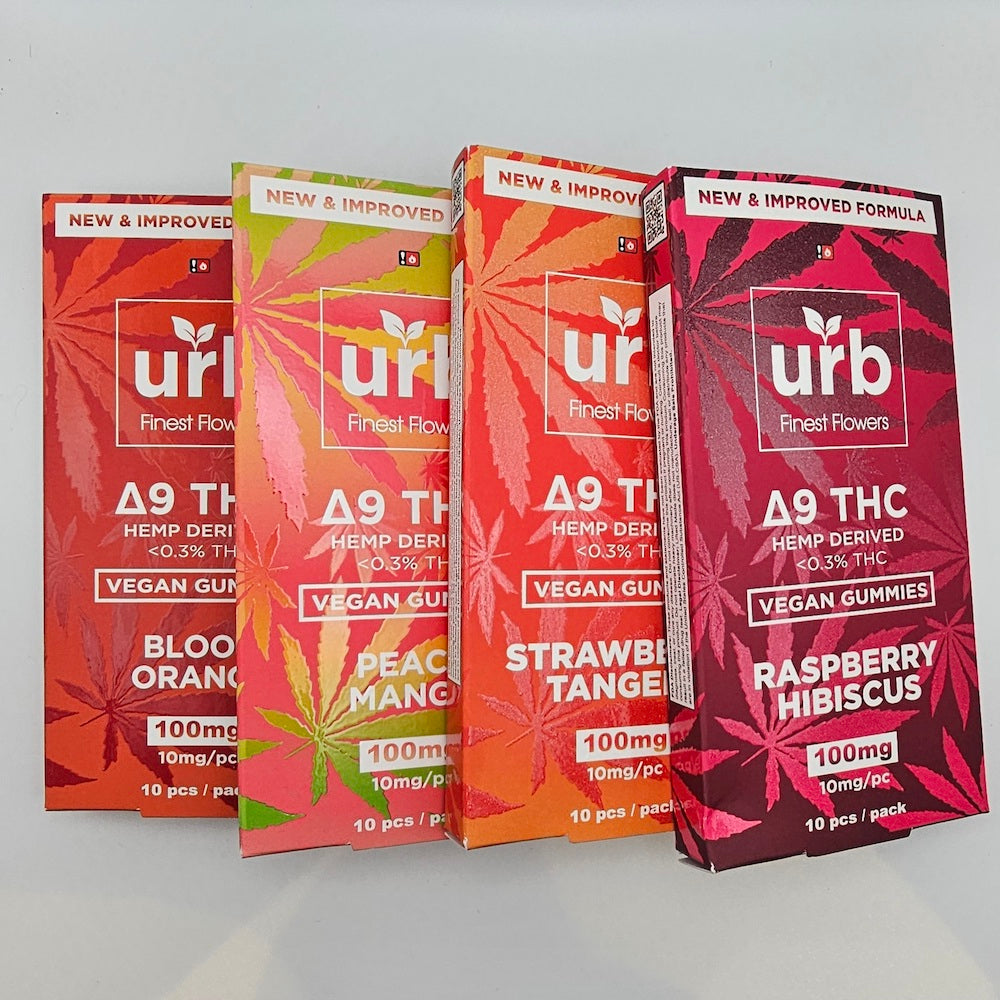urb Delta 9 THC Vegan Gummies - 10mg 21 AND UP ONLY!