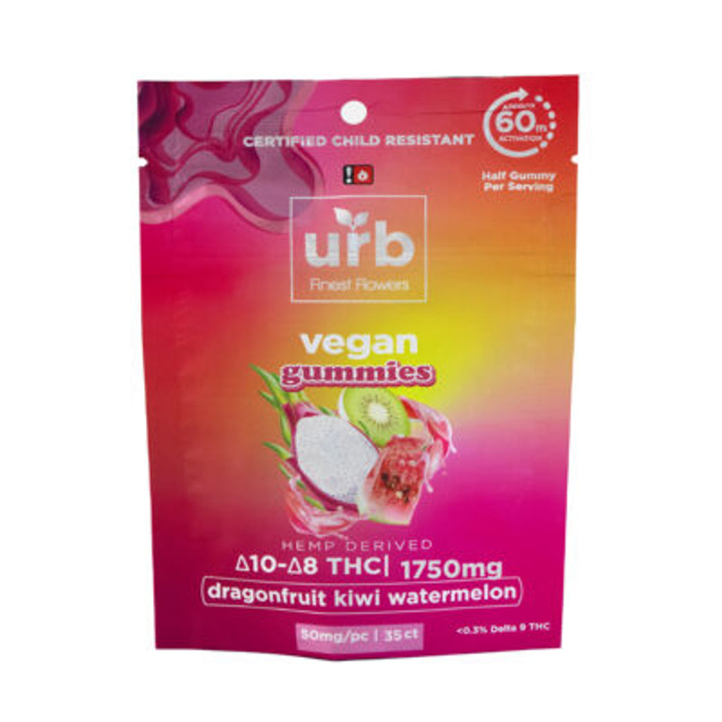 Urb Delta 8 + D10 Gummies – Various Flavors -  50mg