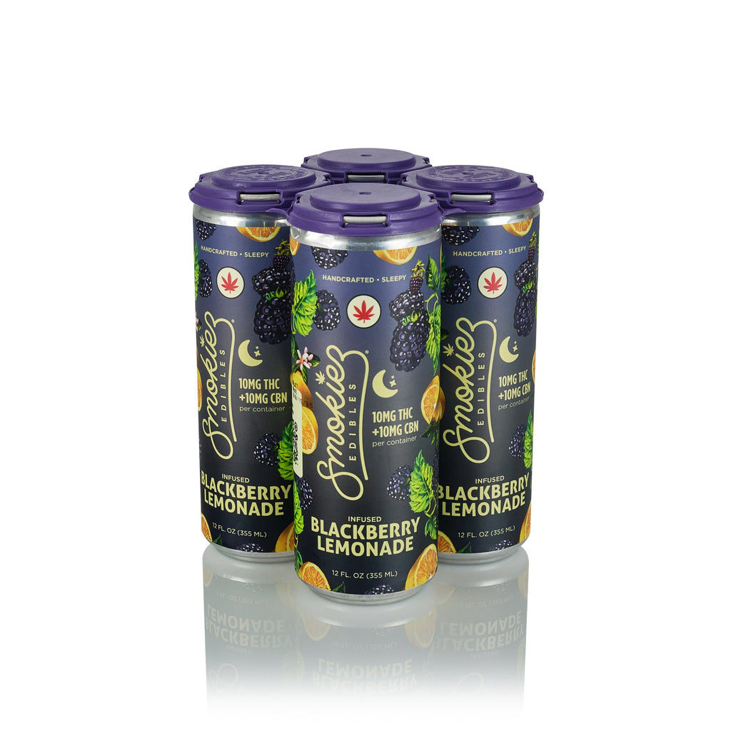 Smokiez THC Beverage - Blackberry Lemonade - 4-pack