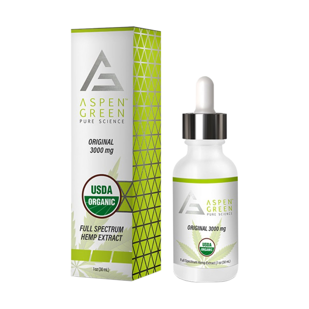 Aspen Green Full Spectrum CBD Tincture, Original | CBD Emporium