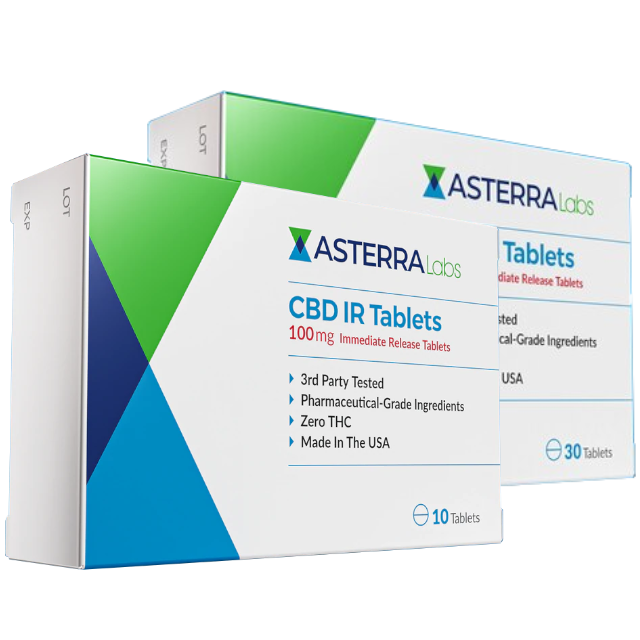 Asterra Labs Broad Spectrum CBD Tablets - Immediate Release, 100mg (a Capsules) made by Asterra Labs sold at CBD Emporium