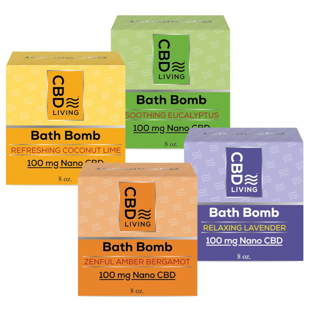 CBD Living Bath Bombs - 100mg (a Bath Bomb) made by CBD Living sold at CBD Emporium