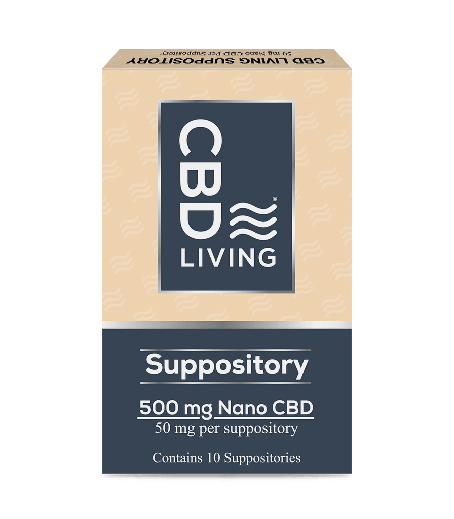CBD Living Suppository - 500mg 10ct (a Suppository) made by CBD Living sold at CBD Emporium