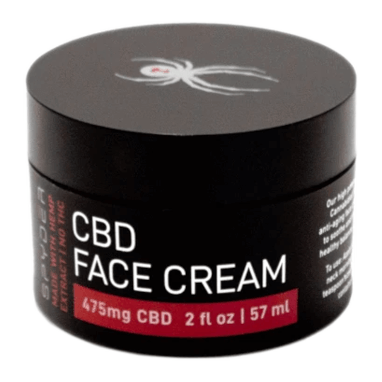 Spyder CBD Face Cream - 475mg, 2oz - CBD Emporium