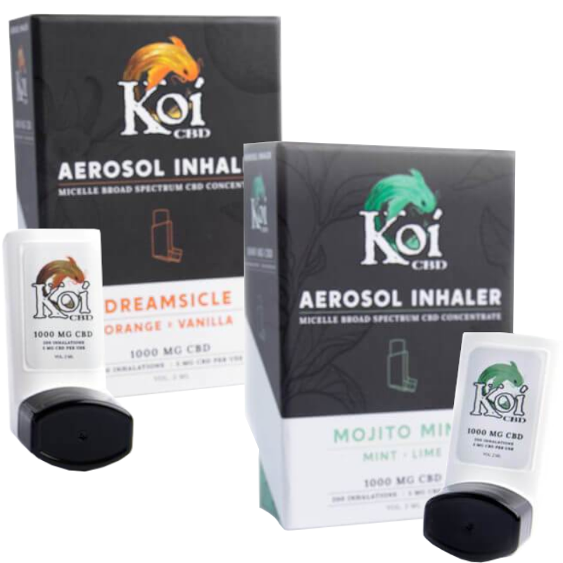 Koi Naturals Broad Spectrum CBD Inhaler - 1,000mg (a Inhaler) made by Koi CBD sold at CBD Emporium