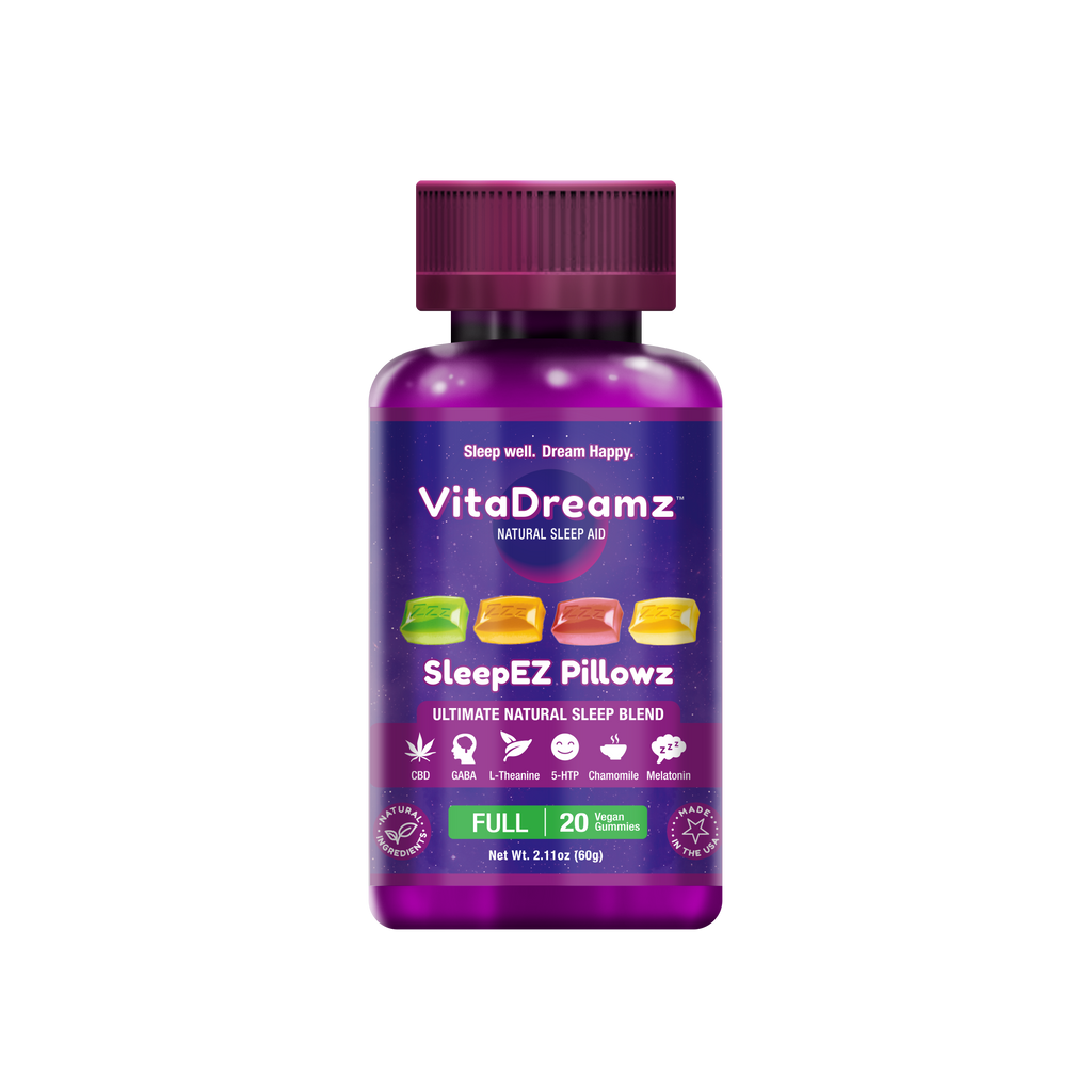 VitaDreamz SleepEZ Isolate CBD Gummies, Melatonin - 20ct - CBD Emporium