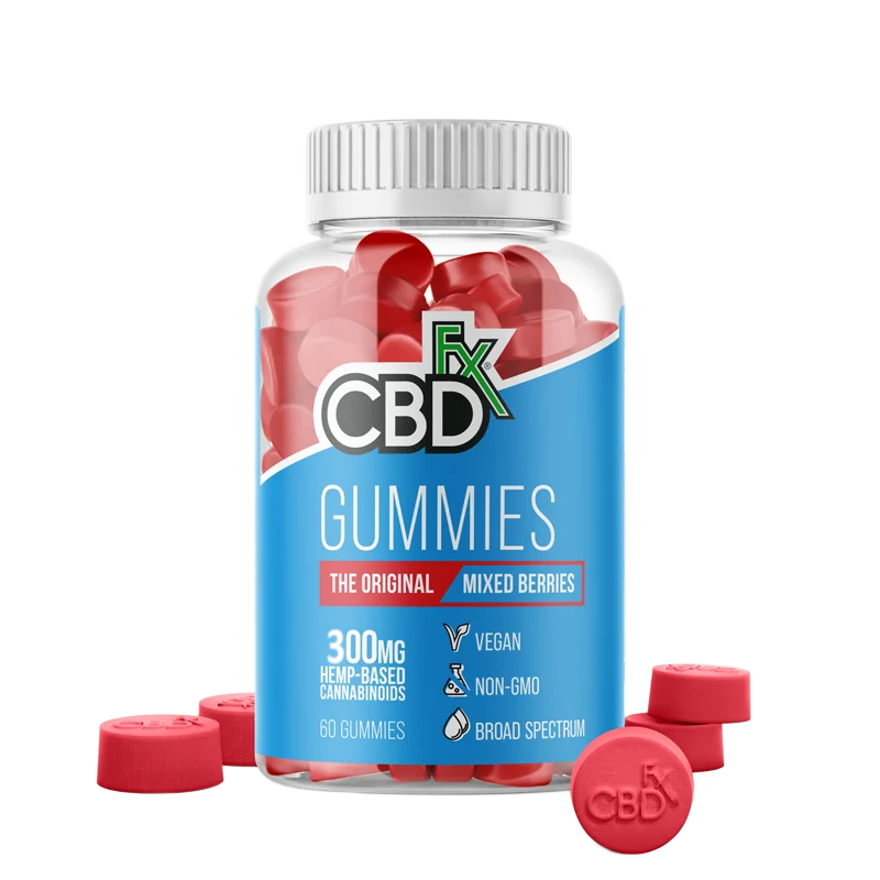 CBDfx Broad Spectrum CBD Vitamin Gummies, Original - 60ct - CBD Emporium